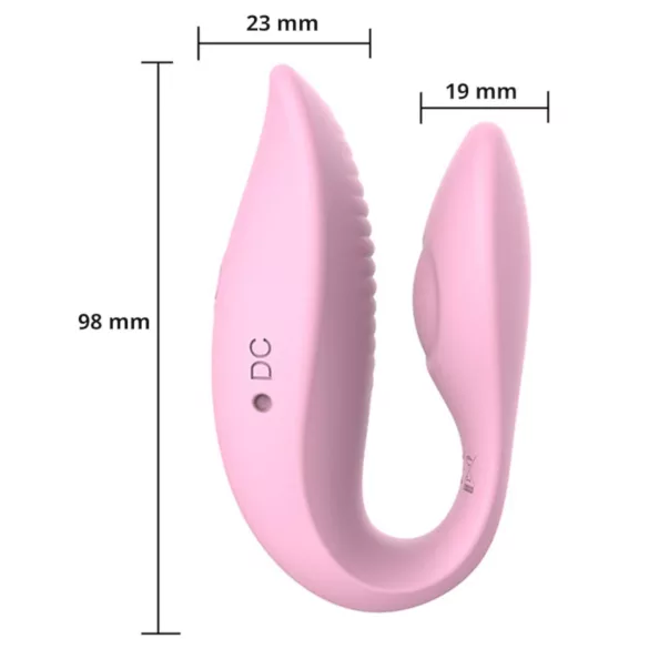 Erospace Sweet Play - app‑gestuurde partner vibrator (roze)