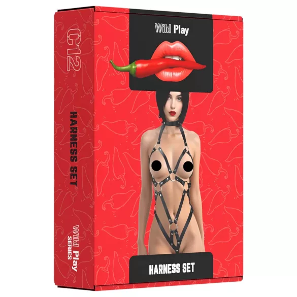 Wild Play - body lingerie - zwart