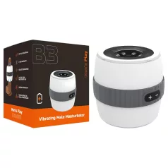 Men's Play - discrete vibrerende masturbator (wit)