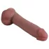 Natural Play - siliconen dildo 24 cm (natuurlijk)