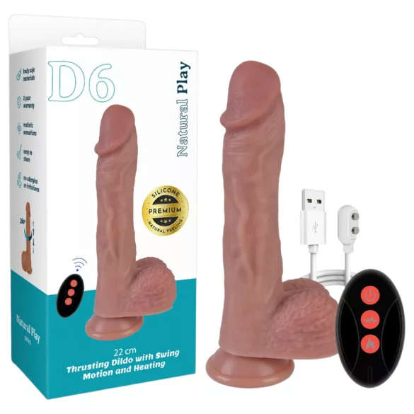 Natural Play - duwende/draaiende vibrator (natuurlijk)