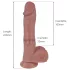 Natural Play - duwende/draaiende vibrator (natuurlijk)