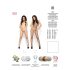 Passion BS001 - witte visnetoverall met grote mazen - S-L