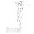 Passion BS003 - Visnet Overall (wit) - S-L