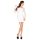 Passion BS025 - Lange Mouw Mini Jurk (Wit) - S-L