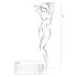 Passion BS032 - netstof open body (rood) - S-L