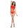 Passion BS035 - opengewerkte body met bandjes (rood) - S-L