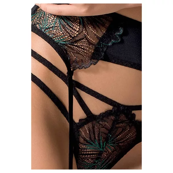 Passion Floris - lingerie set - zwart - L/XL