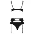 Passion Floris - lingerie set - zwart - L/XL