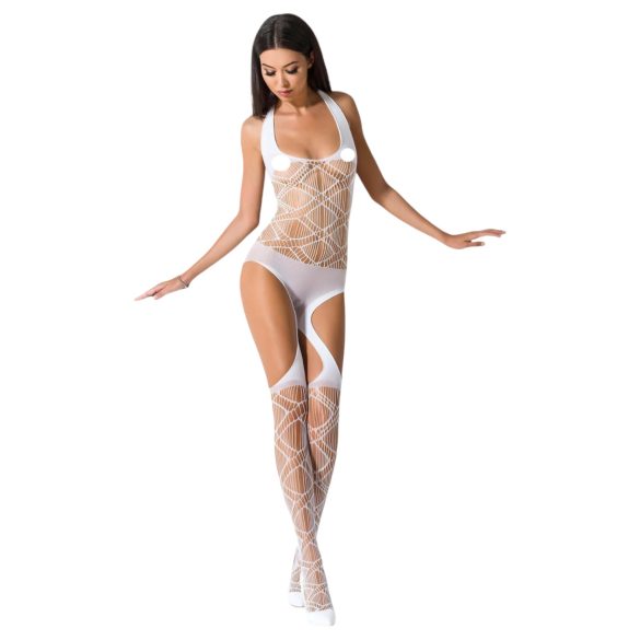 Passion BS060 - Ruitpatroon Netset (wit) - S-L