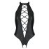 Passion Nancy - Open Zwart Body met Kruisbandjes - L/XL