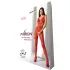 Passion BS085 - open bodystocking - mozaïekpatroon - rood - S-L