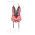 Passion Peonia - lingerie set - top en string - rood