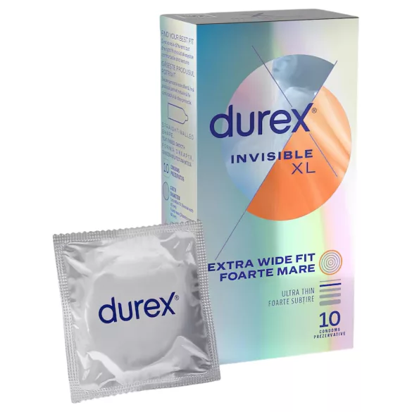 Durex Invisible XL - extra grote condooms - 10 stuks