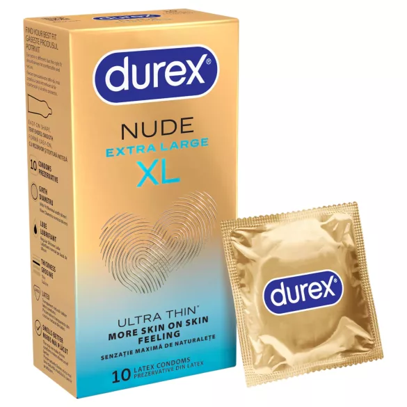 Durex Nude XL - extra groot condoom (10 stuks)