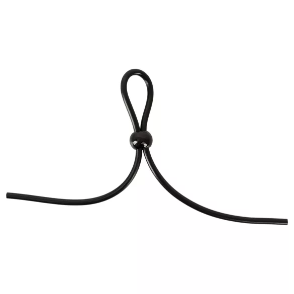 Magic Shiver - verstelbare penismanschet (zwart)