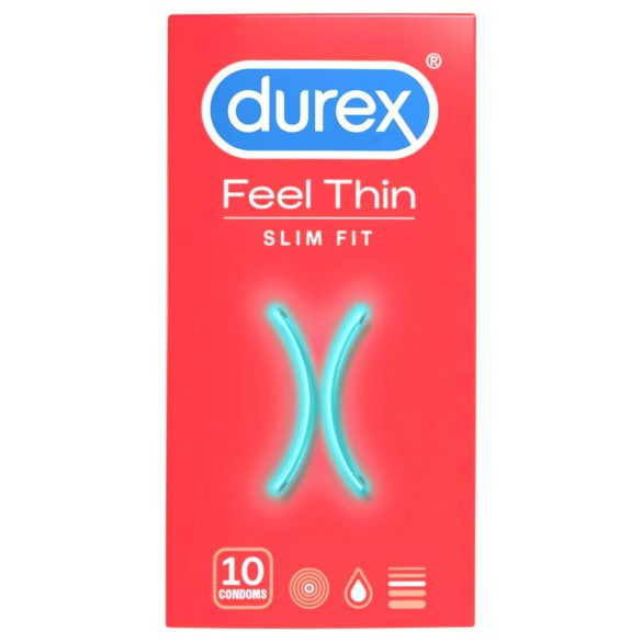 Durex Feel Thin Slim Fit - levensechte ervaring condooms (10 stuks)