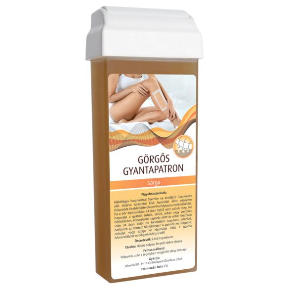 Roll-on hars patroon - brede rolkop (100ml) - geel