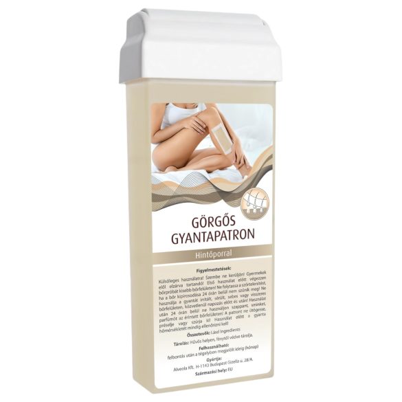 Rollerhars patroon - brede kop (100ml) - met talkpoeder