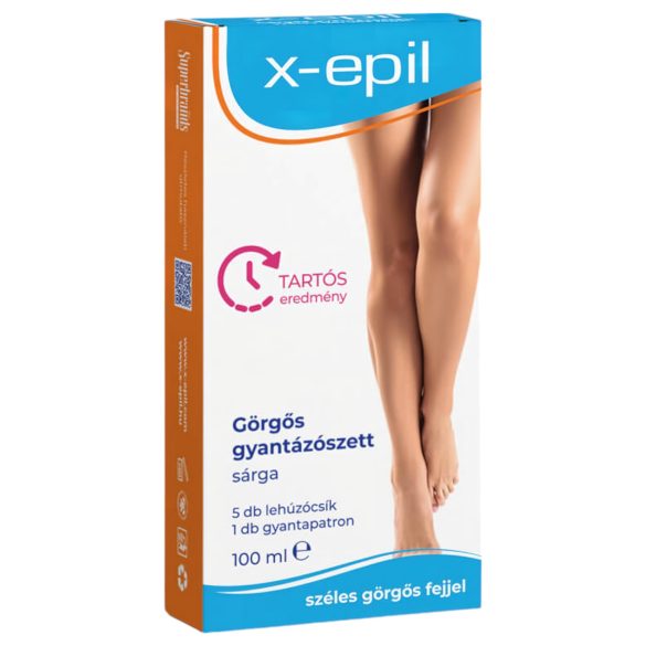 X-Epil - set voor waxen met roller - geel