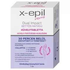   X-Epil Intimo Dual Impact - vaginale tabletten dubbele werking - 7 stuks