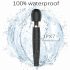 WEJOY Alyssa - oplaadbare waterdichte vibrator (zwart)