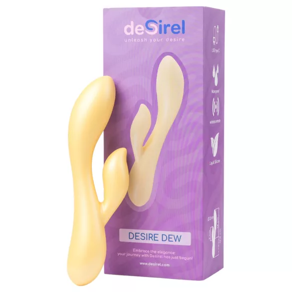 Desirel Desire Dew - slimme vibrator met clitorisstimulatie (geel)