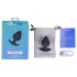Desirel Obsidian - App-gestuurde anale vibrator (zwart)