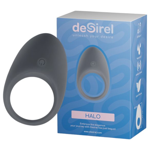 Desirel Halo - slimme vibrerende penisring (zwart)