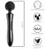 Desirel Enchant - zwarte massager vibrator