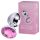 Desirel Pink Jewel S - anaalplug (zilver-roze)