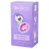 Desirel - anaalplug met roze juweel L - zilver/roze