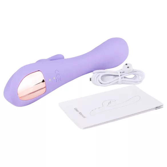 Desirel Hop & Buzz Bunny - vibrator met clitorisstimulator - paashaasje - paars