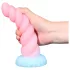 OgazR - dildo unicorn lichtgevend - 22cm - regenboog