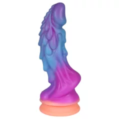 OgazR - oplichtende drakendildo - 22 cm (paars‑roze)