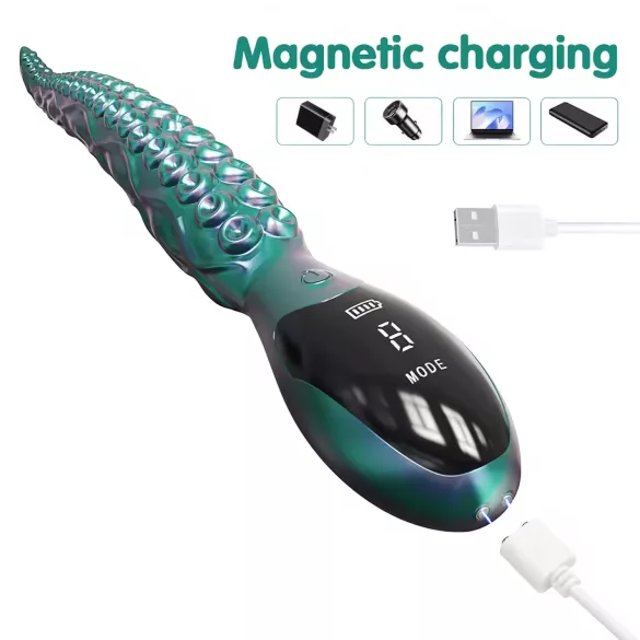 Monster Fuck - vibrator met octopusarmen - groen