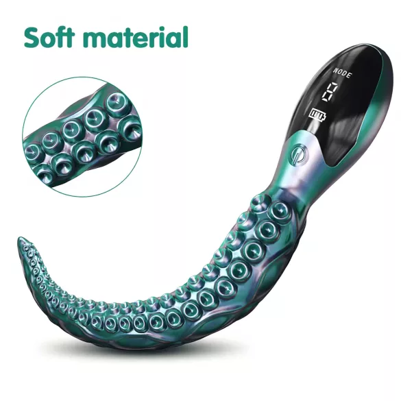 Monster Fuck - vibrator met octopusarmen - groen