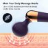 Gebogen oplaadbare massage vibrator (zwart)