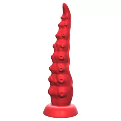   Monster Fuck - Vibrator met zuignap en octopusarmen - afstandsbediening - rood