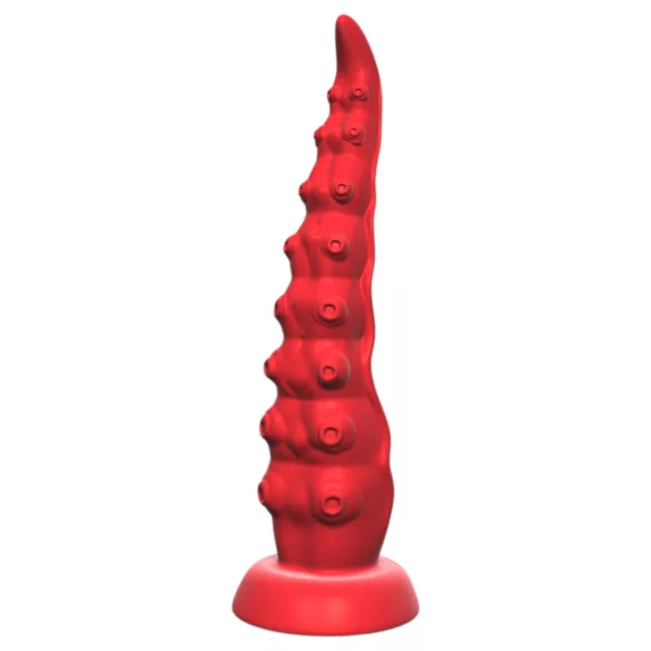 Monster Fuck - Vibrator met zuignap en octopusarmen - afstandsbediening - rood