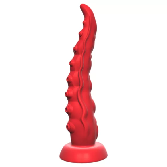 Monster Fuck - Vibrator met zuignap en octopusarmen - afstandsbediening - rood