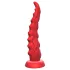 Monster Fuck - Vibrator met zuignap en octopusarmen - afstandsbediening - rood