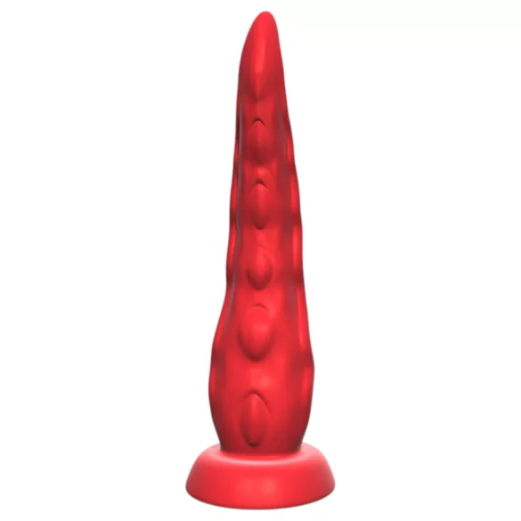Monster Fuck - Vibrator met zuignap en octopusarmen - afstandsbediening - rood
