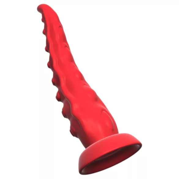 Monster Fuck - Vibrator met zuignap en octopusarmen - afstandsbediening - rood