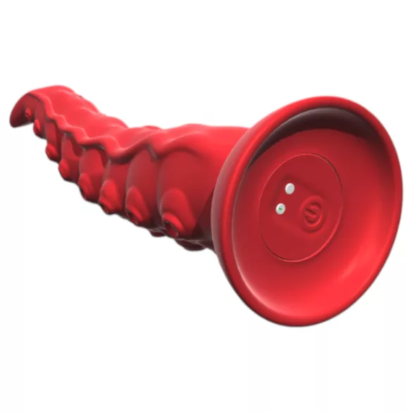 Monster Fuck - Vibrator met zuignap en octopusarmen - afstandsbediening - rood
