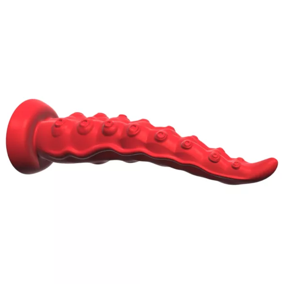 Monster Fuck - Vibrator met zuignap en octopusarmen - afstandsbediening - rood