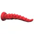 Monster Fuck - Vibrator met zuignap en octopusarmen - afstandsbediening - rood