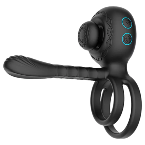 Biu-Biu - penisring en partner vibrator - zwart