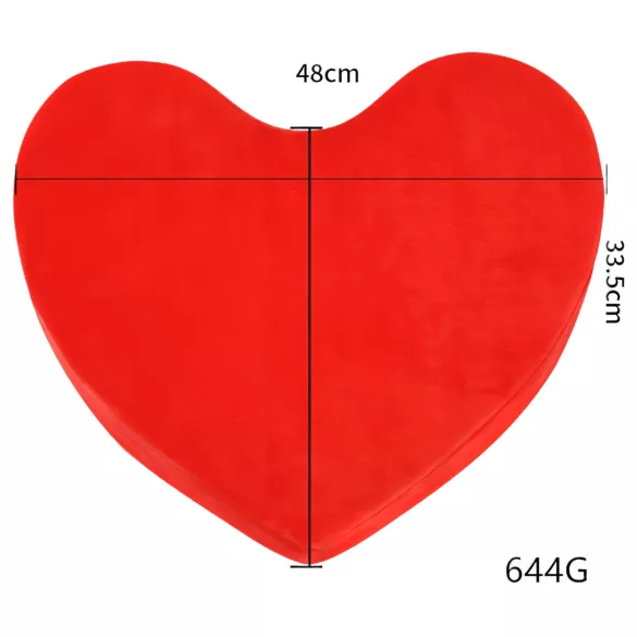 Desirel Magic Pillow - hartvormig sekspartner (rood)