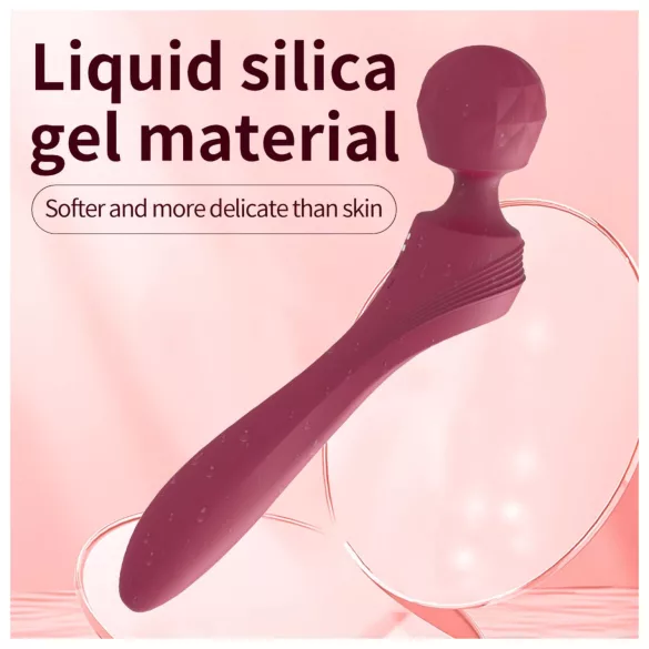 Lonely - gebogen vibrator massager - rood